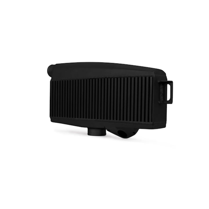 Mishimoto Subaru 2002–2007 WRX/2004–2007 STi Top-Mount Intercooler Kit – Powder Coated Black and Blue Hoses - OneFastShop