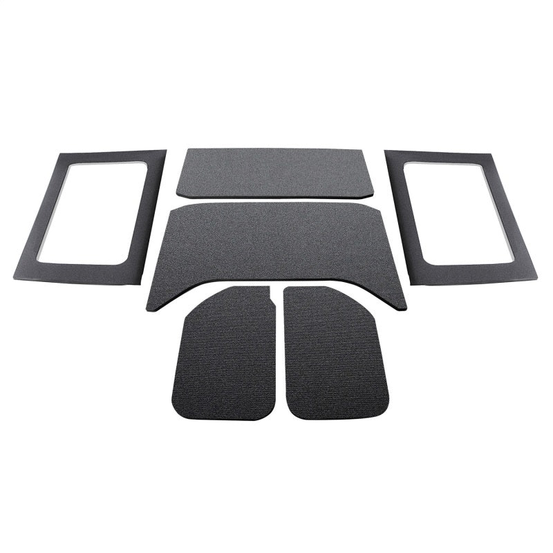 DEI Boom Mat Sound Deadening Complete Headliner Kit - Jeep Wrangler JK Unlimited 2011-2018 - Black Original