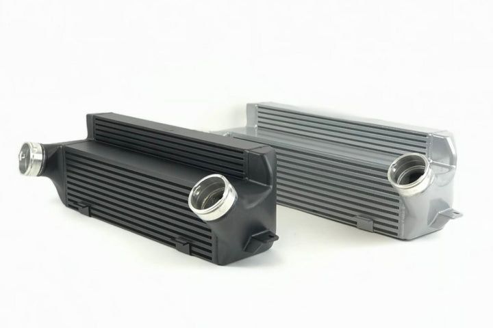 CSF High Performance Stepped Core Bar Plate Intercooler Black for 04-13 BMW 335i/xi E90 E91 E92 E93 - OneFastShop