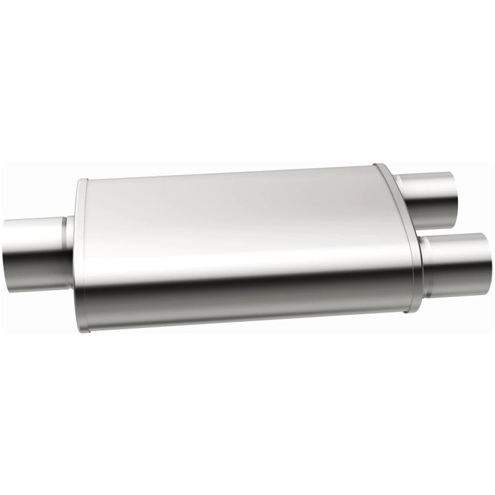MagnaFlow Performance Muffler Stainless Steel 14X5X8-3X2.5/2.5 C/D - Compatible with Various Chevrolet, Dodge, Ford, and GMC Models