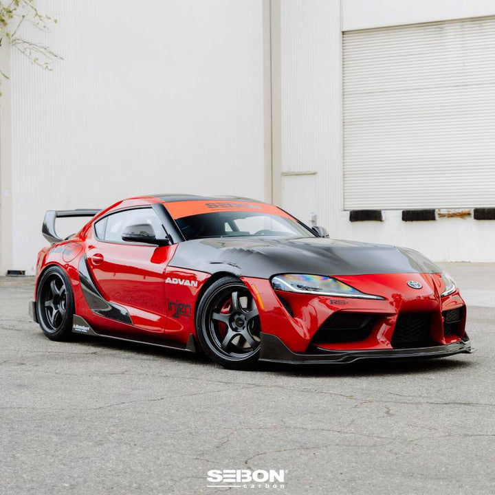 Seibon Carbon Fiber Rear Spoiler for 2020 Toyota Supra TD-Style