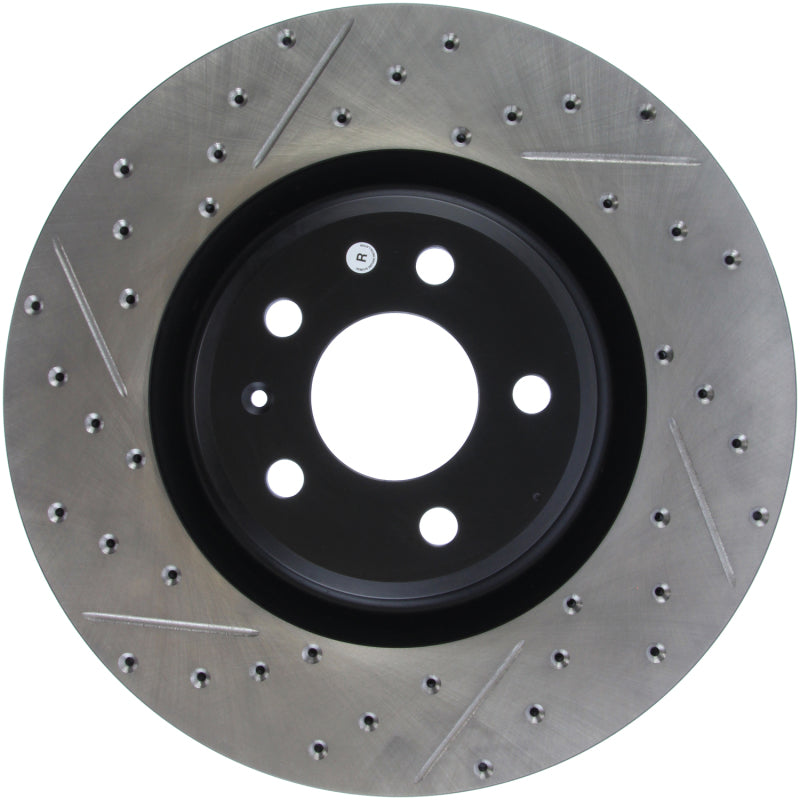 Stoptech Slotted & Drilled Sport Brake Rotor for Audi A5 A6 A7 Q5 Q7 S4 S5 2012-2020 - OneFastShop