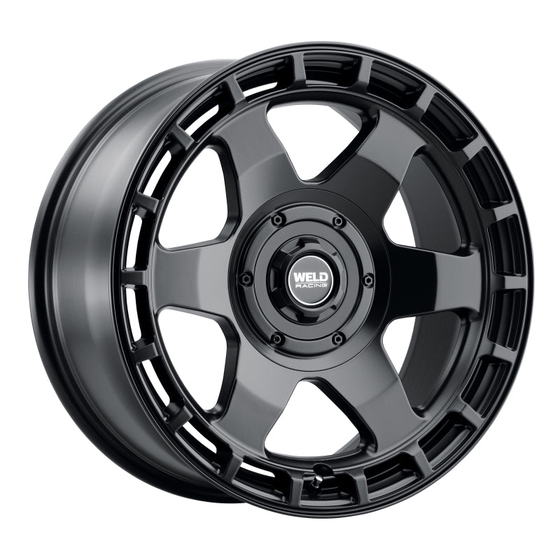 Weld Ridge Flow-Formed Wheel 17x9 - 6x135/6x139.7 ET-12 Satin Black, image 2