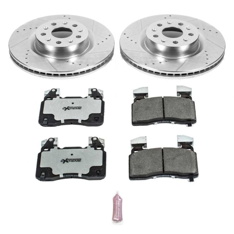 PowerStop Z26 Street Warrior Brake Kit for 16-18 Cadillac CT6 - OneFastShop