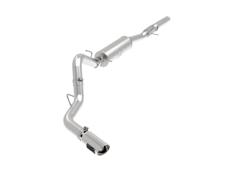 aFe Apollo GT Series 4in 409SS Cat Back Exhaust System Polished Tip 14-18 GM Silverado 1500 V8-6.2L - OneFastShop