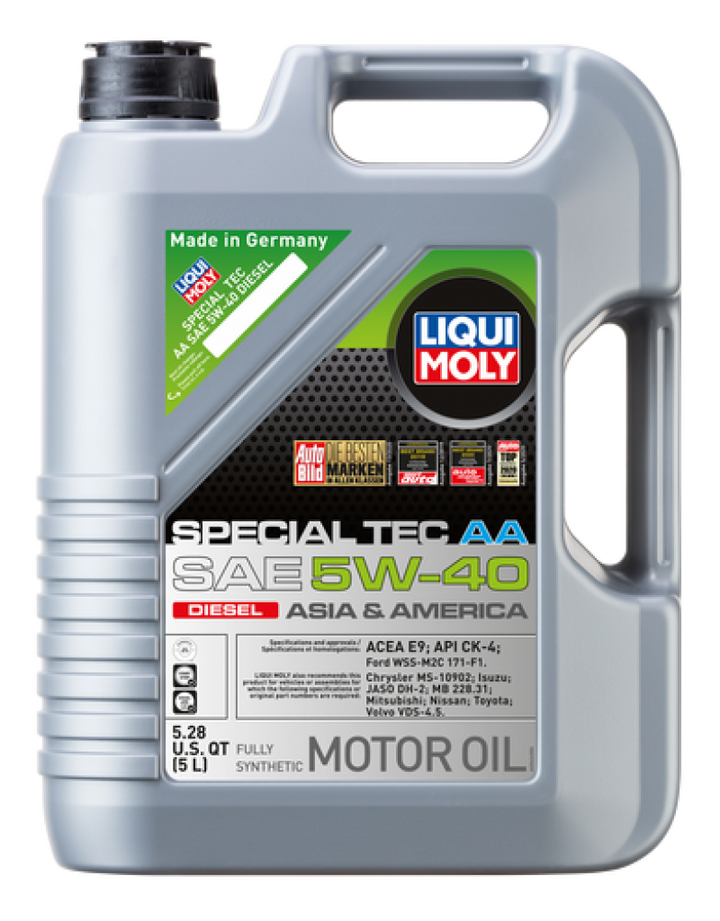 LIQUI MOLY 5L Special Tec AA Motor Oil SAE 5W40 Diesel - OneFastShop