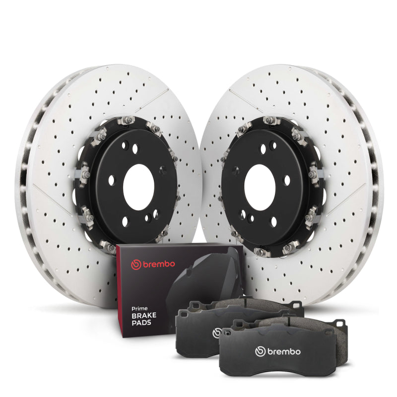 Brembo OE Front Disc Brake Kit with High Carbon Cast Iron Discs - OneFastShop