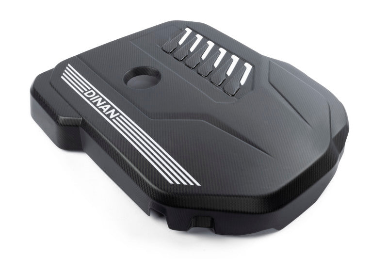 Dinan Carbon Fiber Engine Cover - BMW B58D 2020-2026 - Matte with Gloss Accents