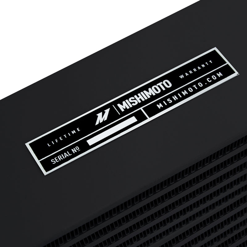 Mishimoto Oil Cooler Heavy Duty 17in Same Side Outlet Black - OneFastShop