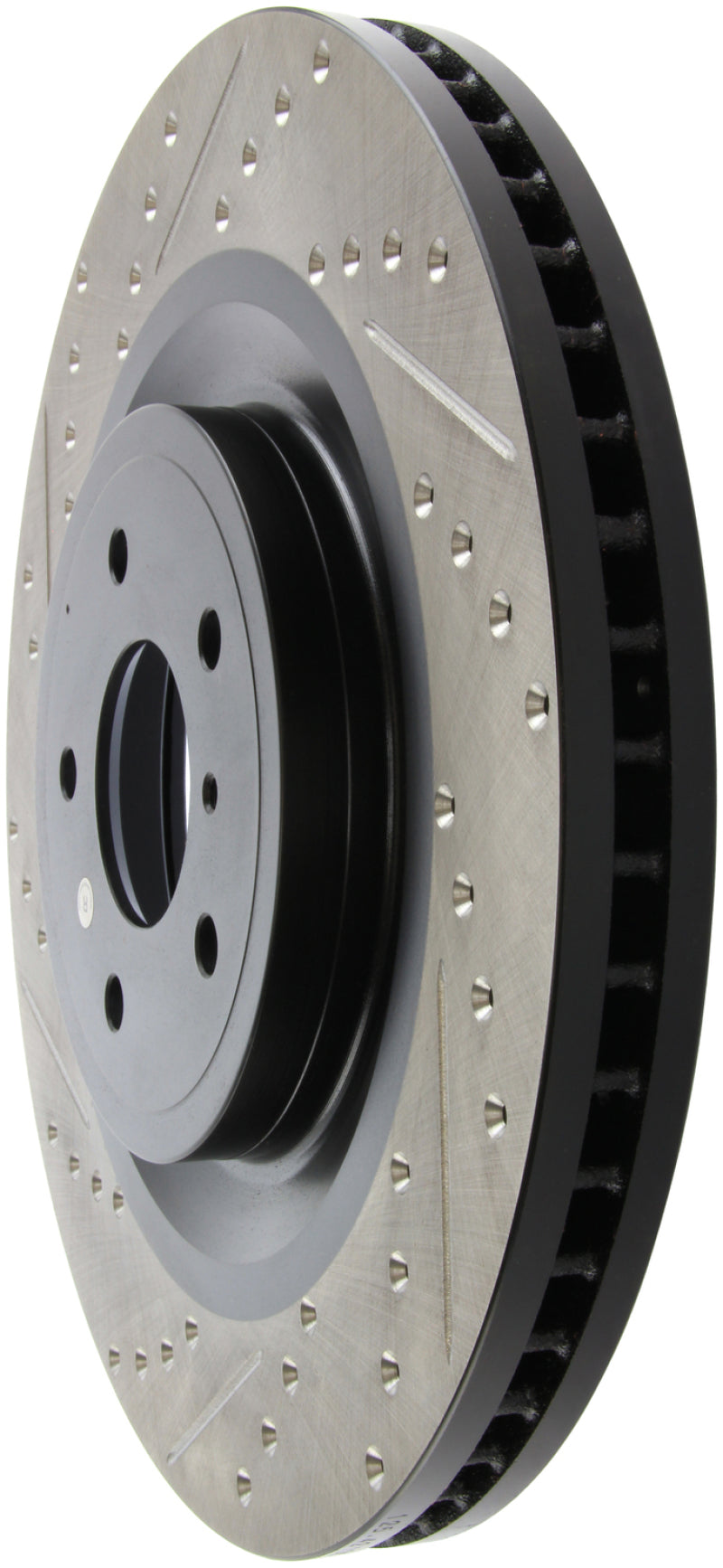 StopTech SportStop Slotted & Drilled Front Right Rotor for Infiniti G37 / Nissan 370Z - OneFastShop