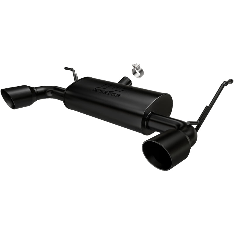 MagnaFlow Street Series Axle-Back Exhaust - Jeep Wrangler JK 3.6L 3.8L 2007-2018 - Black 4in Tips