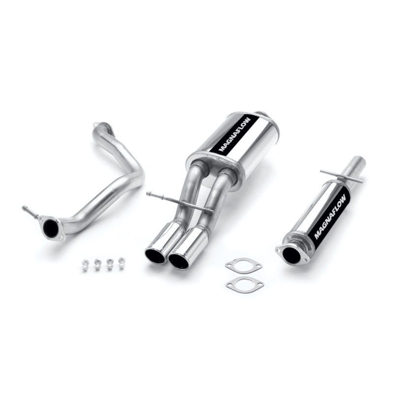 MagnaFlow Touring Series Cat-Back Exhaust System for VW Golf IV/Beetle 2.0L VR6 - OneFastShop