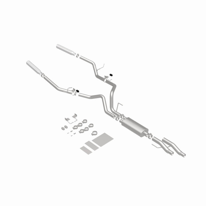 Magnaflow Catback Exhaust System for 2011-2014 Ford F-150 3.7L 5.0L 6.2L Dual Split Rear Exit with 3.5in Stainless Steel Tips - OneFastShop