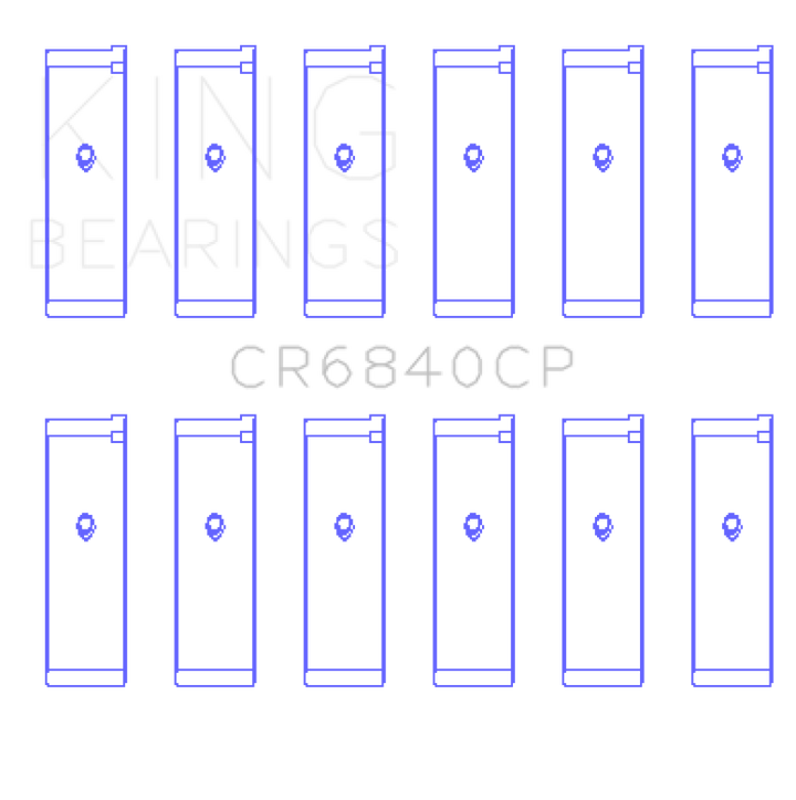 King Engine Bearings Rod Bearing Set Size STD for 05-12 Nissan VQ40DE - OneFastShop