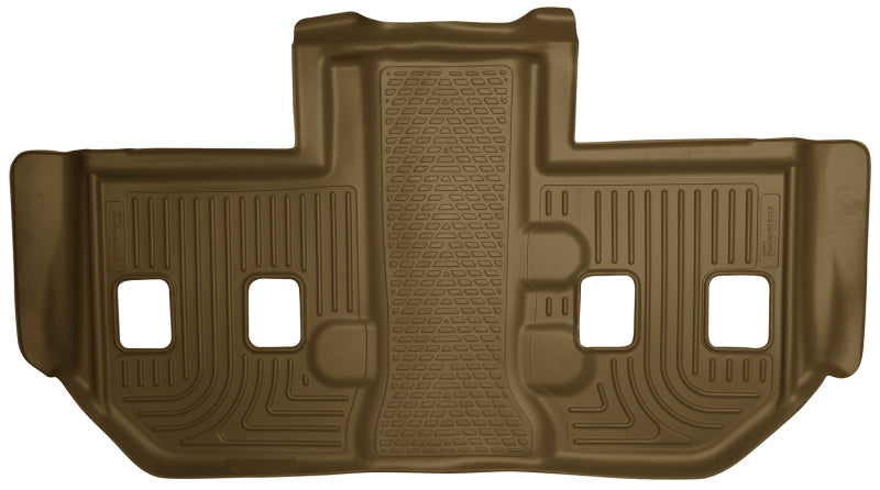 Husky Liners WeatherBeater Tan 3rd Seat Floor Liners All Weather 2007-2013 GM Escalade Suburban Yukon