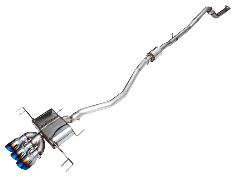 AWE Touring Edition Cat-Back Exhaust - Honda Civic Type R (FL5) 2023-2026 - Triple Vapor Blue Tips