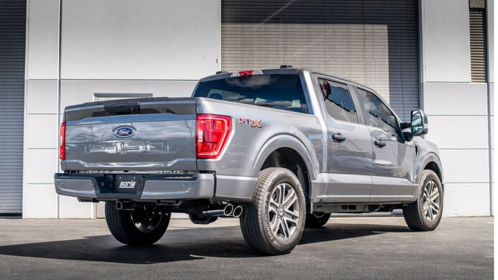 Borla Cat-Back Exhaust System for F-150 5.0L 2021 Dual Side Exit ATAK CHR Tips