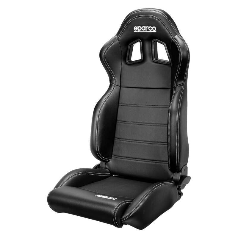 Sparco R100 Reclining Sport Seat - Black Vinyl