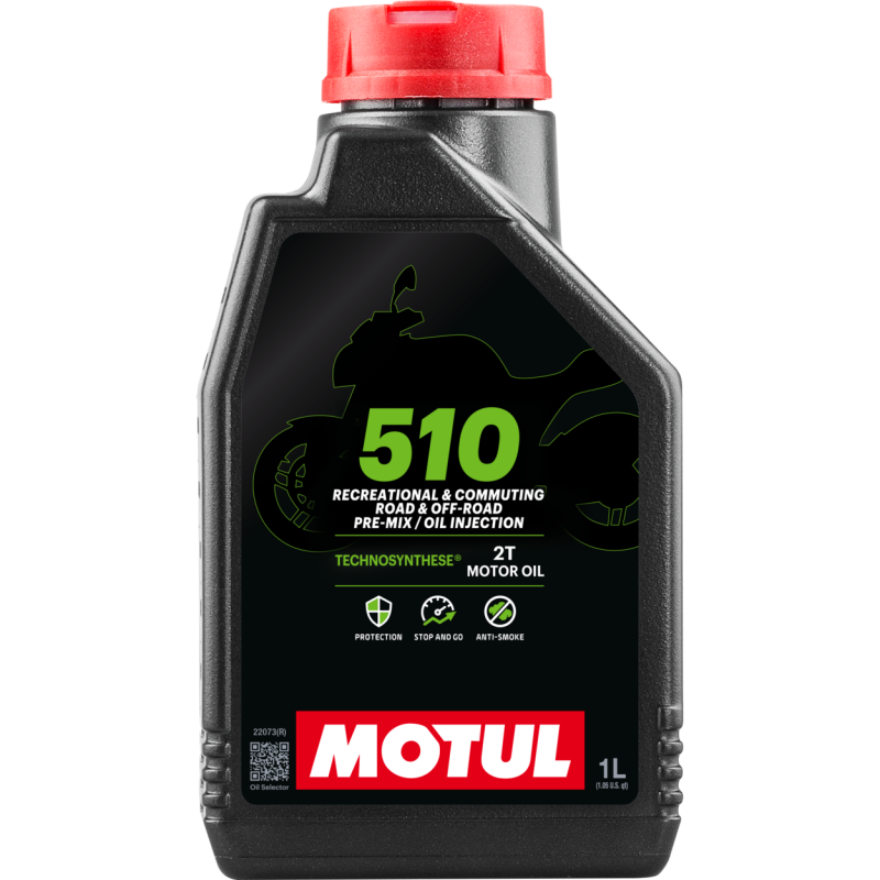 Motul 510 2T Two-Stroke Engine Oil - 1L - 12 Pack
