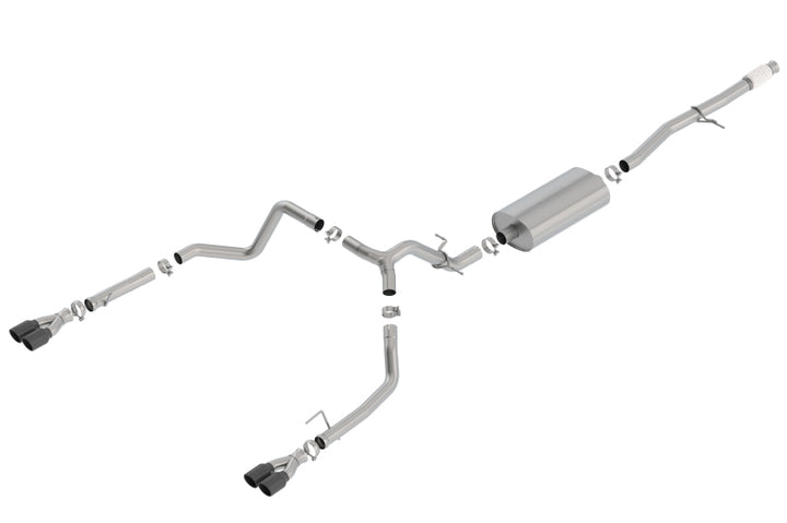Borla Touring Cat-Back Exhaust System for 2019 Chevy Silverado 1500 5.3L V8 CC SB