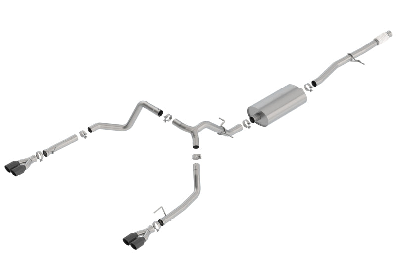 Borla Touring Cat-Back Exhaust System for 2019 Chevy Silverado 1500 5.3L V8 CC SB - OneFastShop