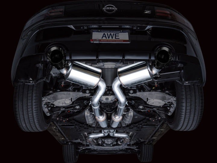 AWE Touring Edition Catback Exhaust System with Diamond Black Tips for 2023 Nissan Z RZ34 RWD