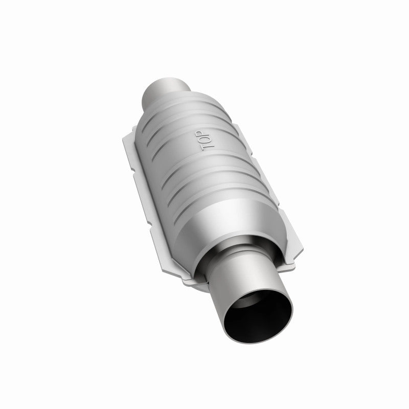 Magnaflow Catalytic Converter 2 In Inlet 2 In Outlet 11 In Length SS Universal Fit for Audi BMW Buick Cadillac Chevrolet Dodge - OneFastShop