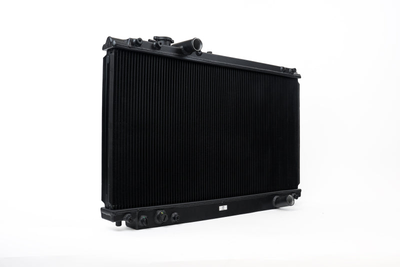 CSF High-Performance All-Aluminum Radiator Black Finish for 93-98 Toyota MK4 Supra Base and Twin Turbo Models