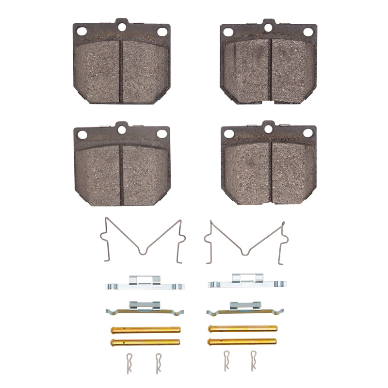 DFC 4000 HybriDynamic Front Brake Pads & Hardware Kit - Nissan 240Z / 280Z 1970-1978