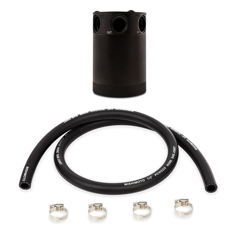 Mishimoto Compact Baffled Oil Catch Can with 3 Ports - OneFastShop