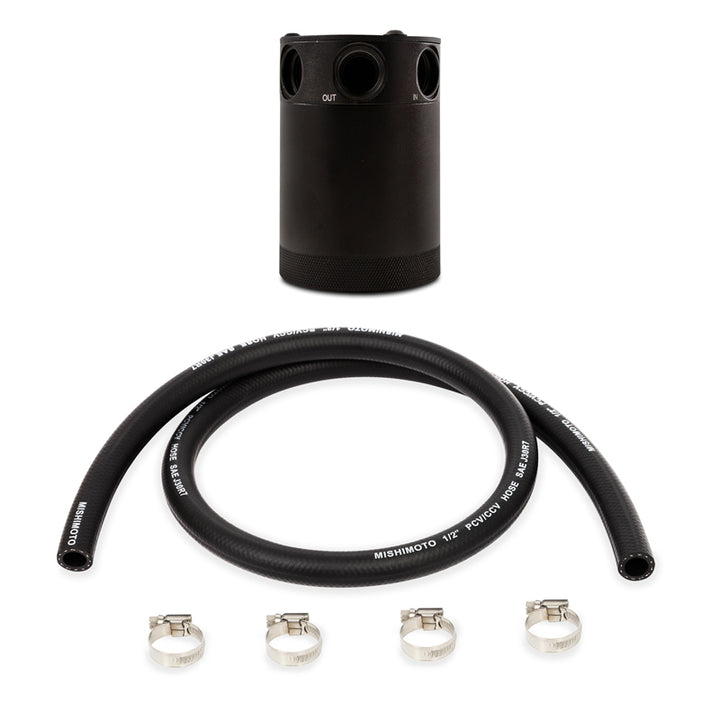 Mishimoto Compact Baffled Oil Catch Can with 3 Ports - OneFastShop
