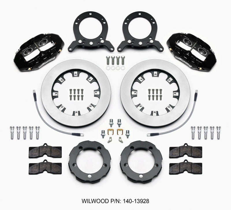 Wilwood D8 Front Hat Kit 12.19in Rotor 76-77 Ford Bronco Dana 44 - OneFastShop