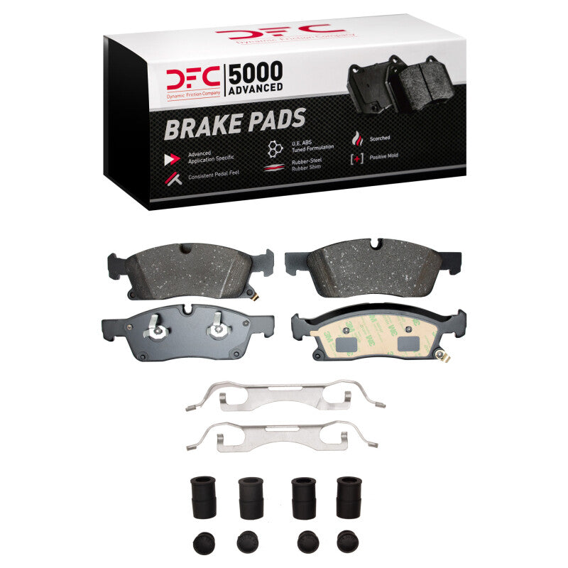 DFC 5000 Advanced Ceramic Front Brake Pads with Hardware - Jeep Grand Cherokee / Dodge Durango 2011-2022