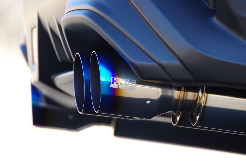 HKS LEGAMAX Sports Cat-Back Exhaust - Subaru WRX (VB) 2022-2025 - Titanium Tips, image 9