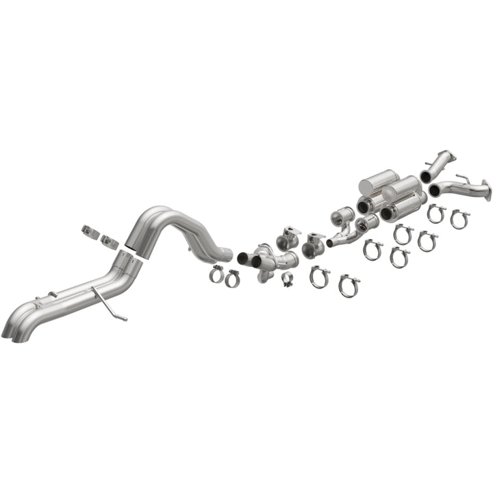MagnaFlow Overland Series Cat-Back Exhaust System - Ford Bronco Raptor 3.0L (2022-2023) - OneFastShop