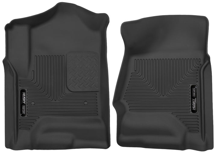 Husky Liners X-Act Contour Black Front Floor Liners for 14 Chevrolet Silverado 1500 / GMC Sierra 1500