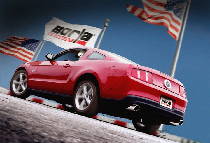 Borla S-Type Exhaust for 2010 Mustang GT 4.6L Rear Section Only - OneFastShop