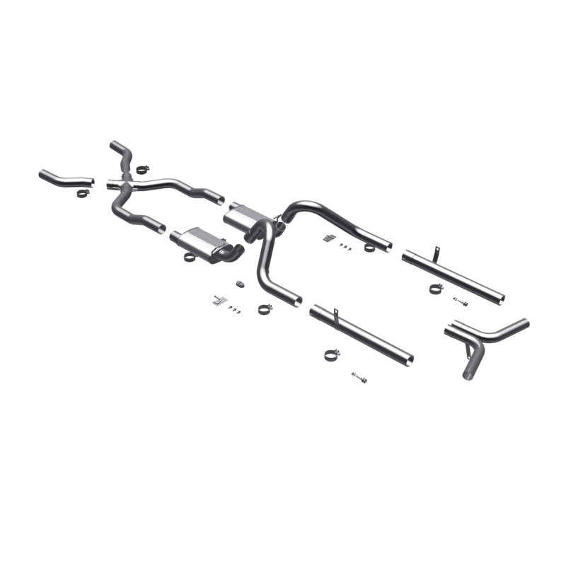 Magnaflow Performance Exhaust System C/B 3inch 55-57 Chevy Bel Air V8 - OneFastShop