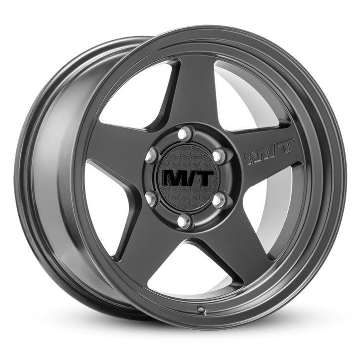 Mickey Thompson Open 5 Black Wheel - 17X9 5X5 BP 4.53in BS -12 Offset 71.6mm Bore