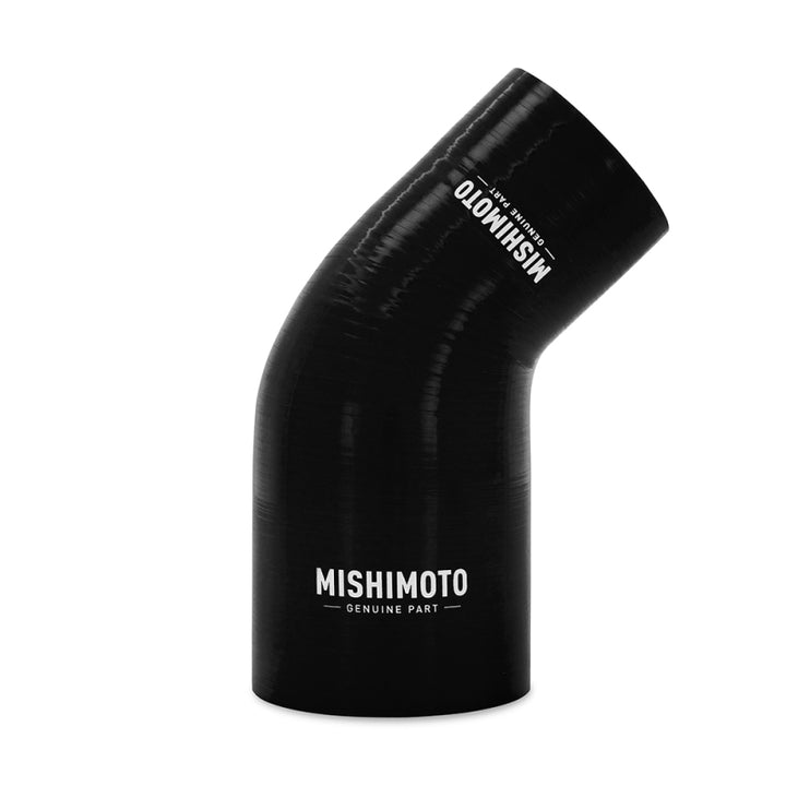 Mishimoto Silicone Coupler 2.5in To 3in 45 Degree Black - OneFastShop