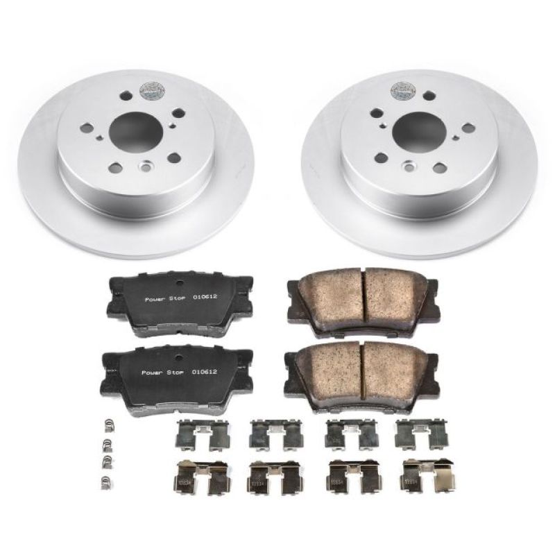 PowerStop Z17 Evolution Geomet Coated Brake Kit for 2018-2024 Toyota Camry