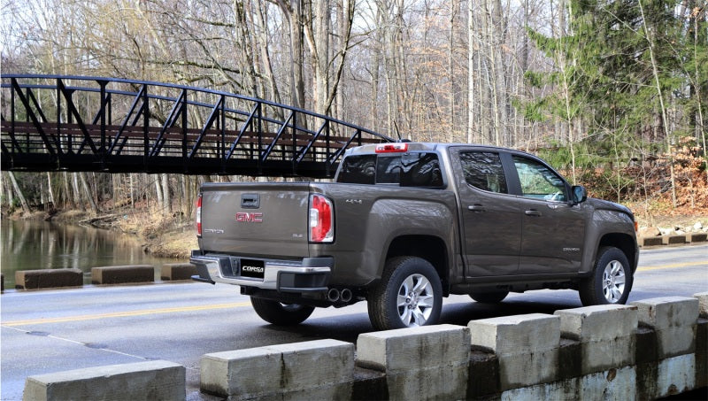 CORSA Performance Cat-Back System Single Rear Exit for 2017-2022 Chevy Colorado 3.6L Extended Cab Long Bed