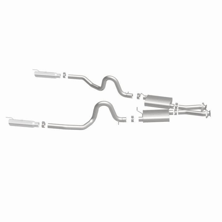 MagnaFlow Street Series Cat-Back Exhaust System - Ford Mustang GT 4.6L 99-04 - OneFastShop