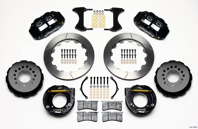 Wilwood Narrow Superlite 4R Rear P-Brk Kit 12.88in 5-lug Chevy C-10 1975-1986 - OneFastShop