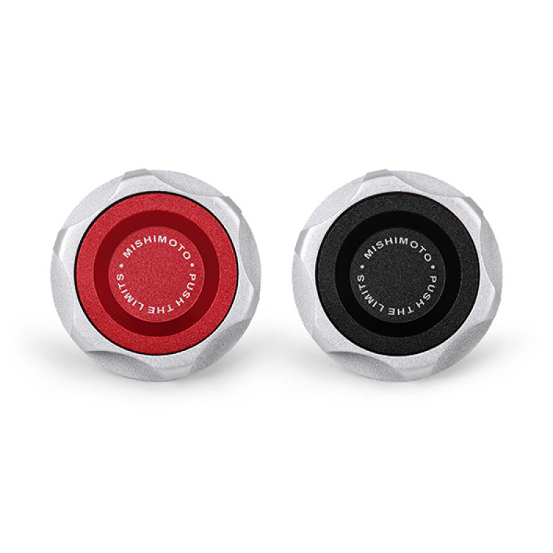 Mishimoto Oil Filler Cap Billet Red 2015+ Mustang EcoBoost - OneFastShop