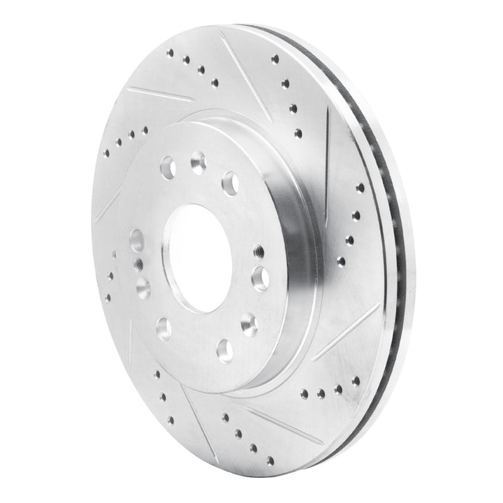 R1 05-19 Chevrolet Silverado 1500 Front Right Drilled And Slotted Brake Rotor