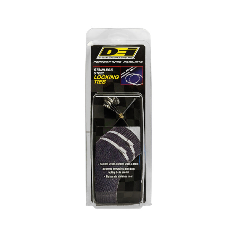 DEI Stainless Steel Locking Tie 14in - 5 Per Pack