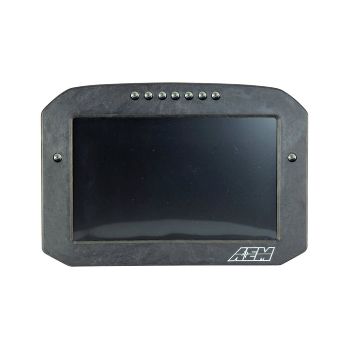 AEM CD-7LG Carbon Logging Digital Dash Display W/ Internal 20Hz GPS & Antenna