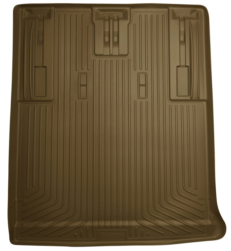 Husky Liners WeatherBeater Tan Rear Cargo Liners for 07-13 GM Escalade, Suburban, Yukon (5 Ft.) - OneFastShop