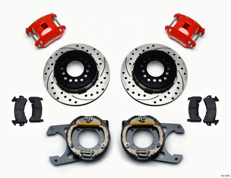 Wilwood D154 P/S Park Brake Kit 5-Lug Chevy C-10 2.42 Offset - OneFastShop